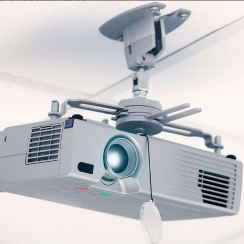 <strong>Secure and Streamlined: The Ceiling-Mounted Iron Projector Mount Explained</strong>